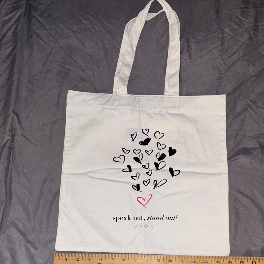 AVON Speak Out Against Domestic Violence Tote Bag